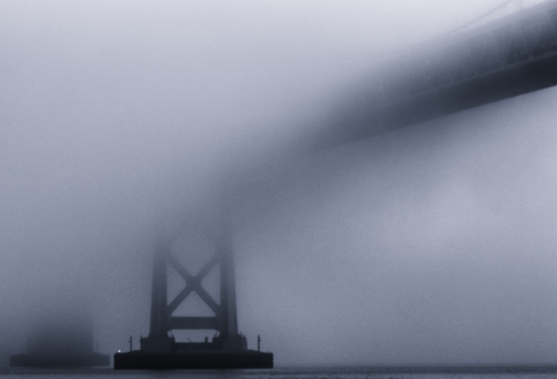 Bay Bridge in Fog